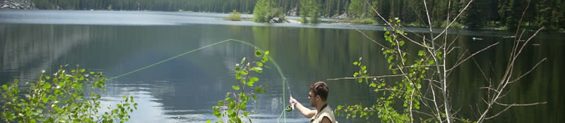 Montana Investment Advisors - Nick fly fishing Montana's Lava lake